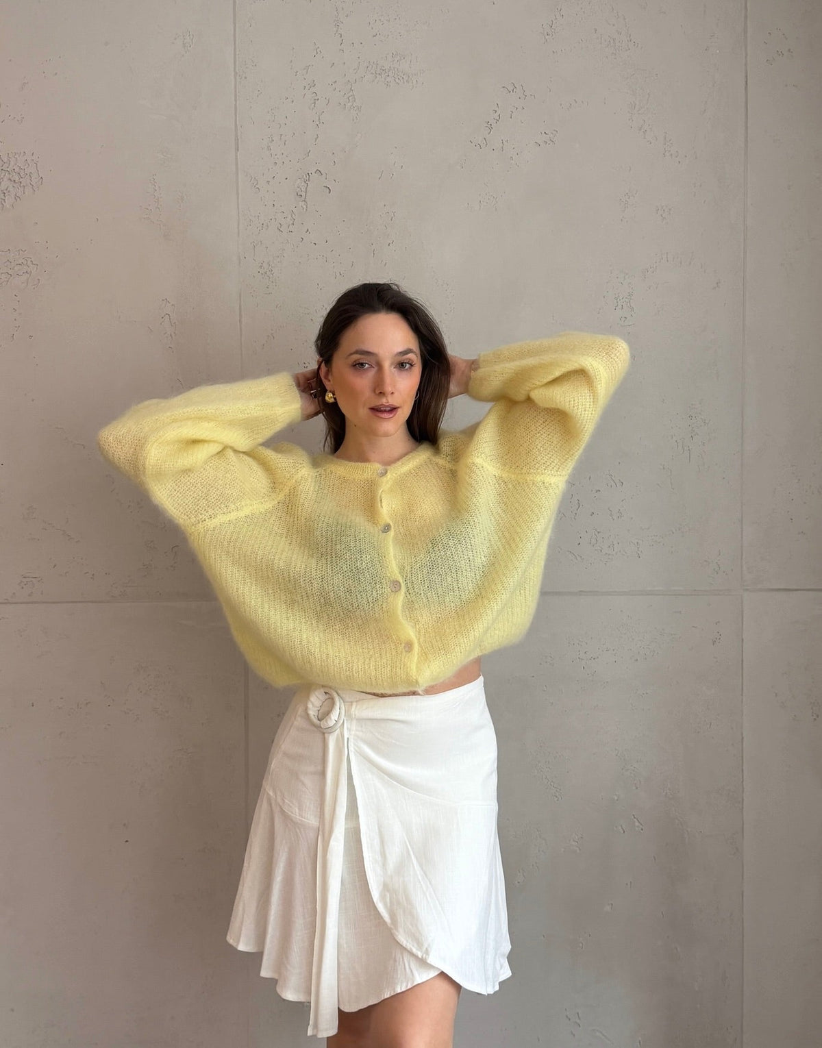 80% Mohair Strickjacke - Switch - Fashion