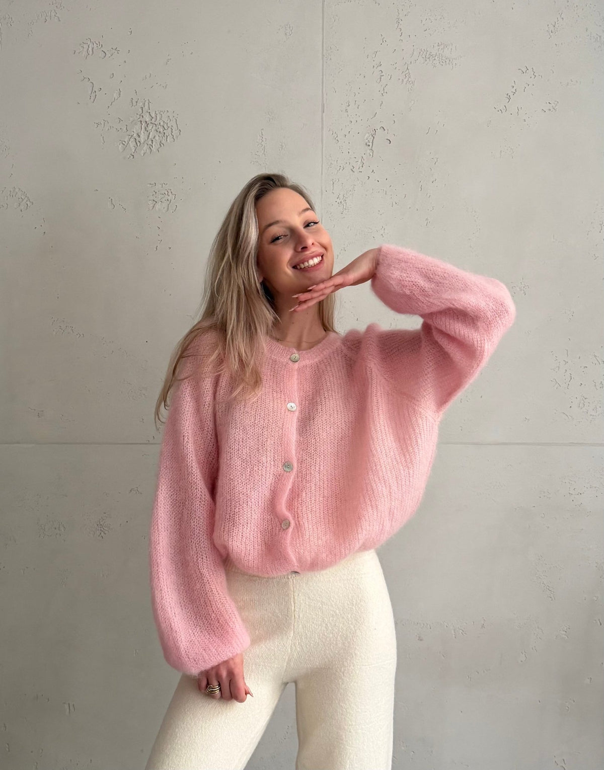 80% Mohair Strickjacke - Switch - Fashion