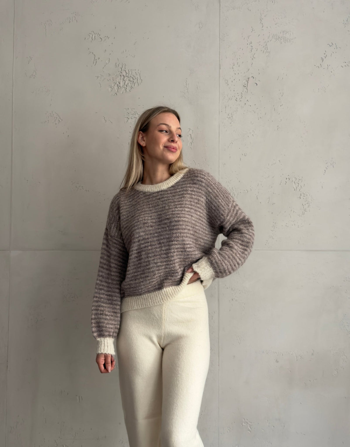 Feingestreifter Pullover - Switch - Fashion