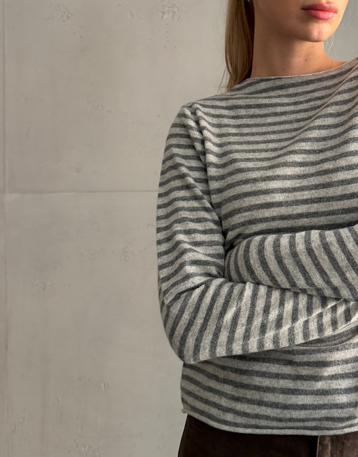 Gestreifter Cashmere-Pullover - Switch-Fashion