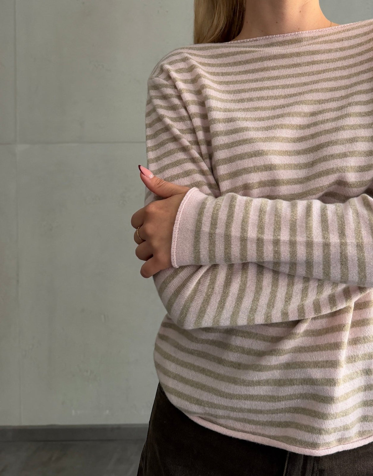 Gestreifter Cashmere-Pullover - Switch-Fashion