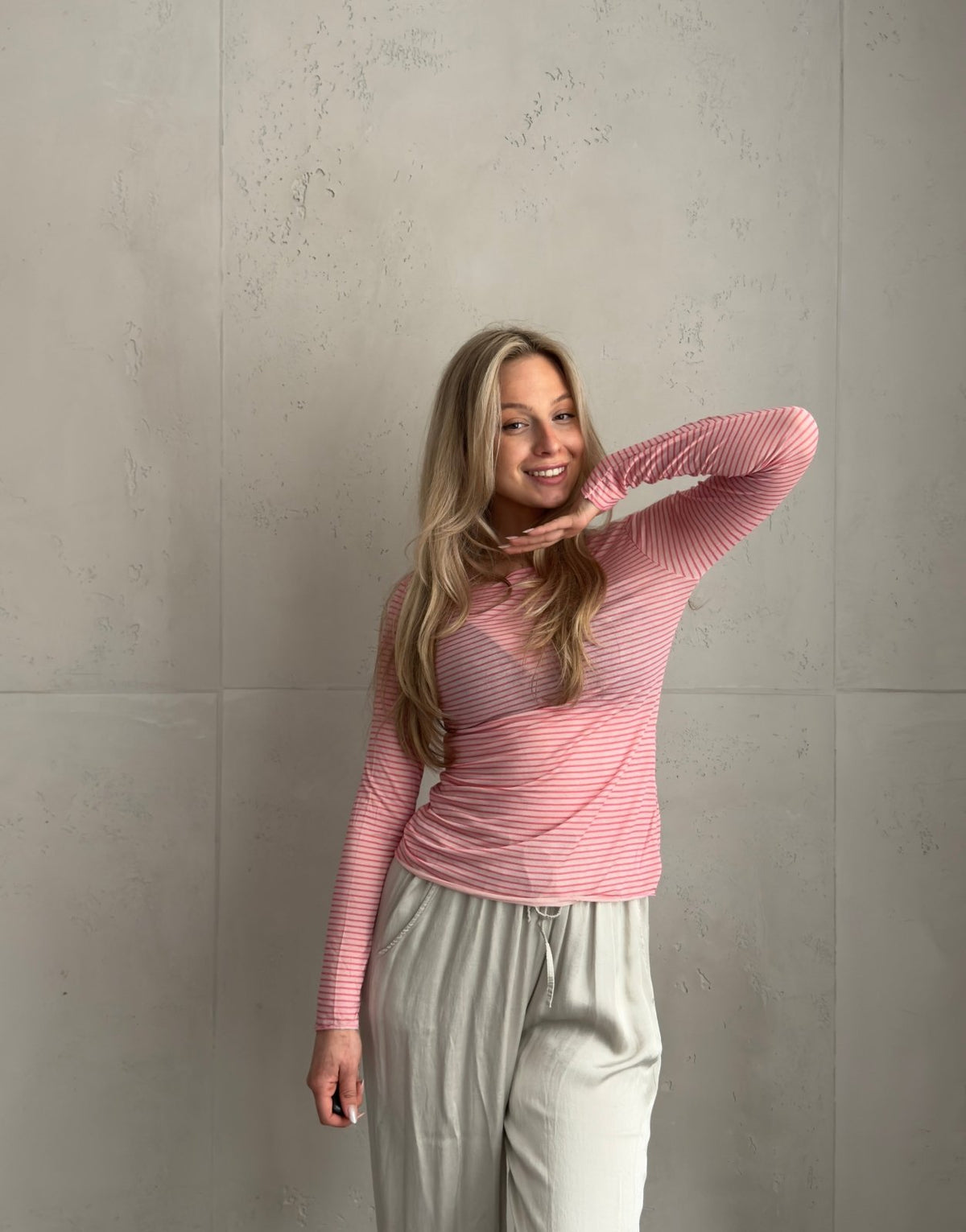 Gestreiftes Cashmere Blend Shirt - Switch - Fashion