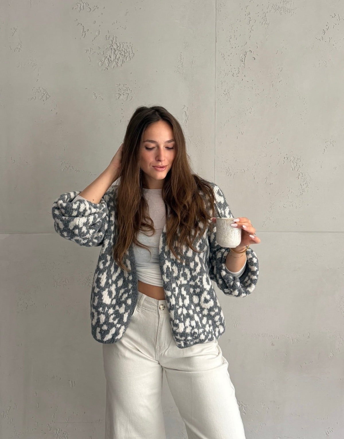 Leo Cardigan ohne Verschluss - Switch-Fashion