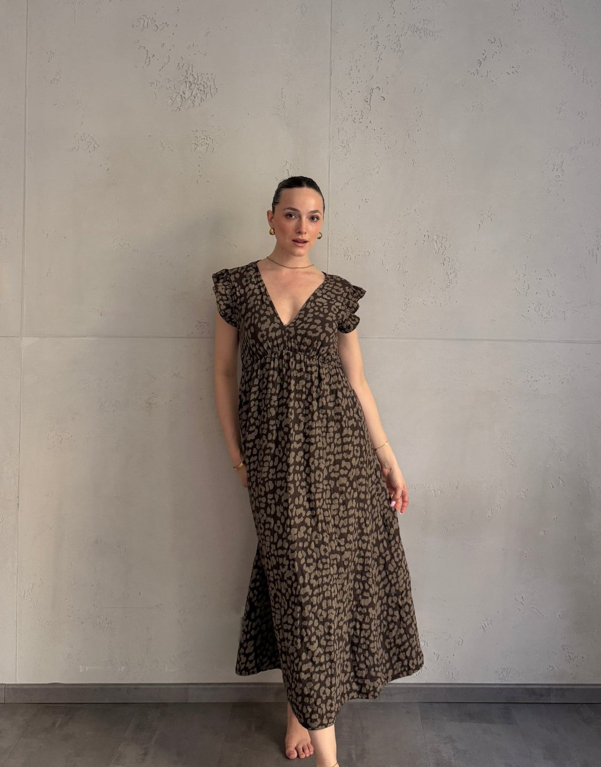 Leo Maxi Musselinkleid mit Rückenausschnitt - Switch - Fashion