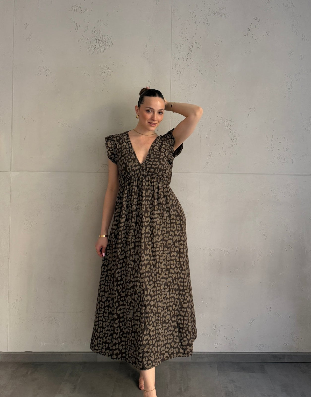 Leo Maxi Musselinkleid mit Rückenausschnitt - Switch - Fashion