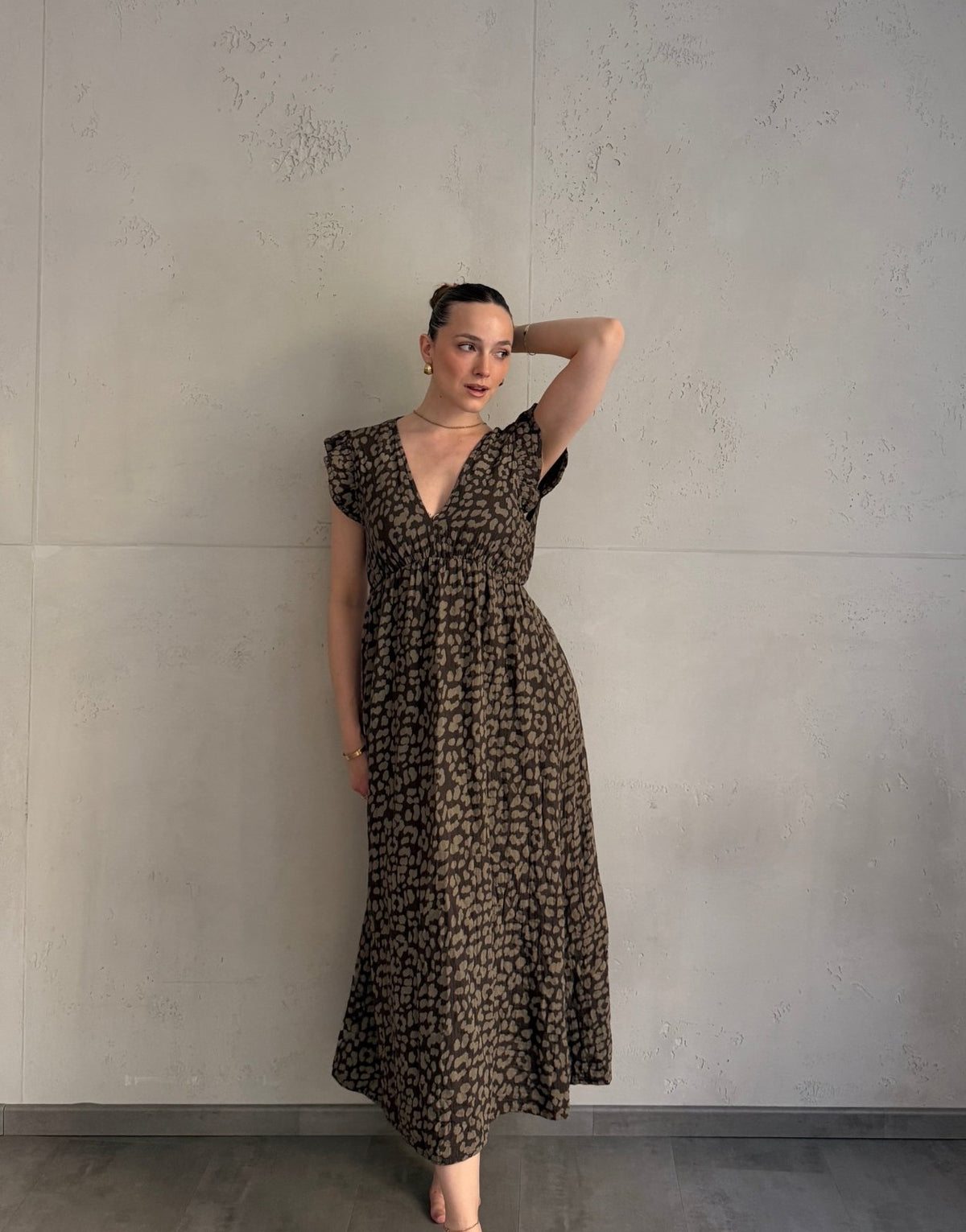 Leo Maxi Musselinkleid mit Rückenausschnitt - Switch - Fashion