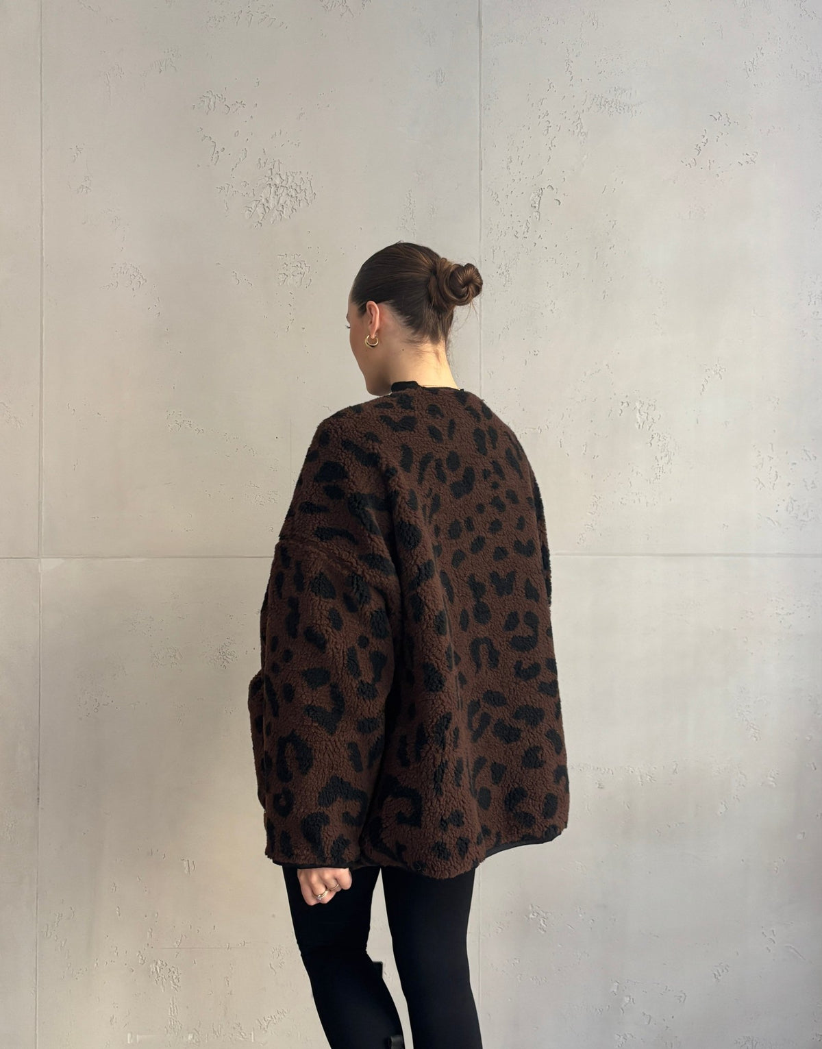 Leo Teddy Jacke mit Knöpfen - Switch - Fashion