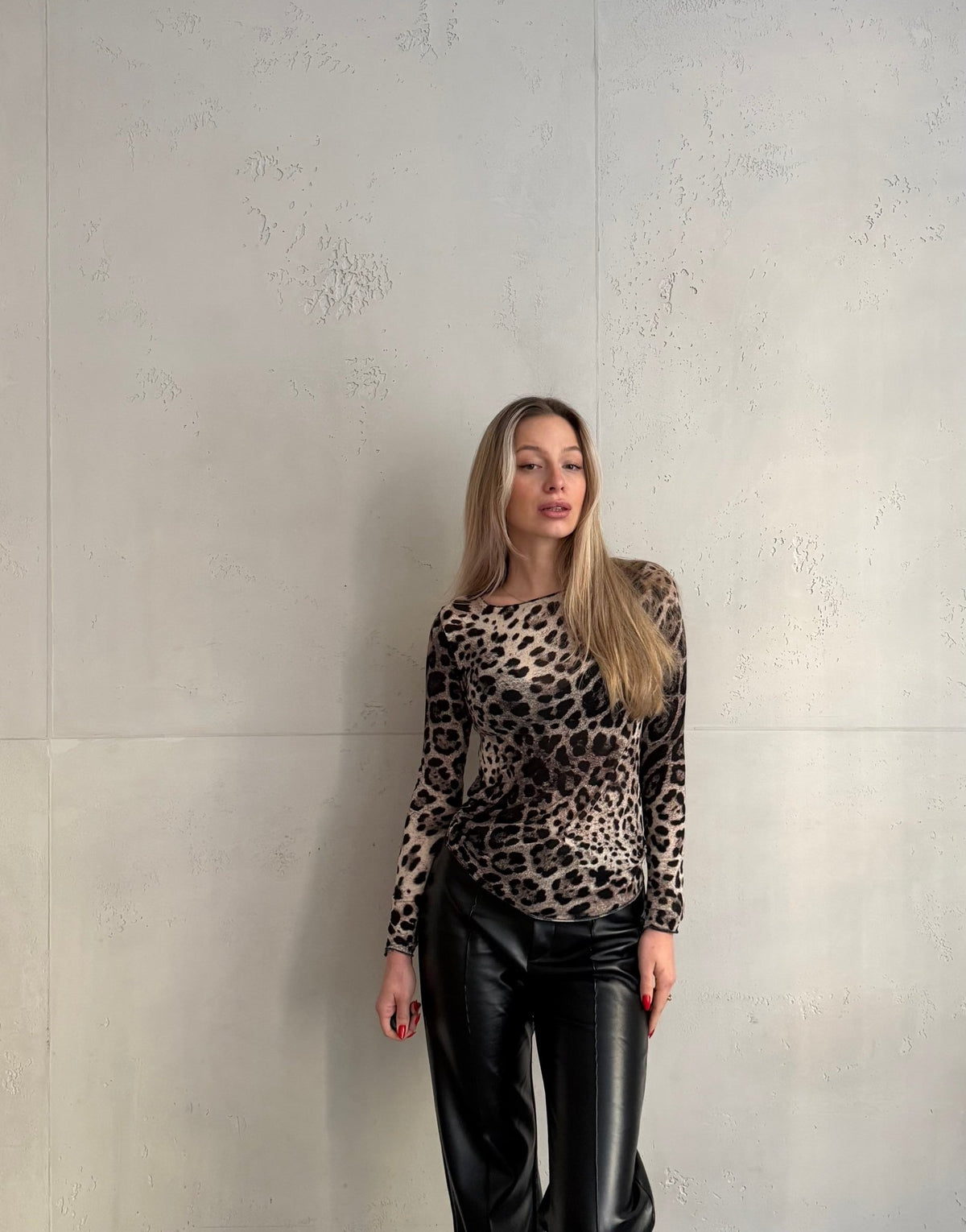 Luxury Basic: Longsleeve mit Cashmere - Blend - Switch - Fashion