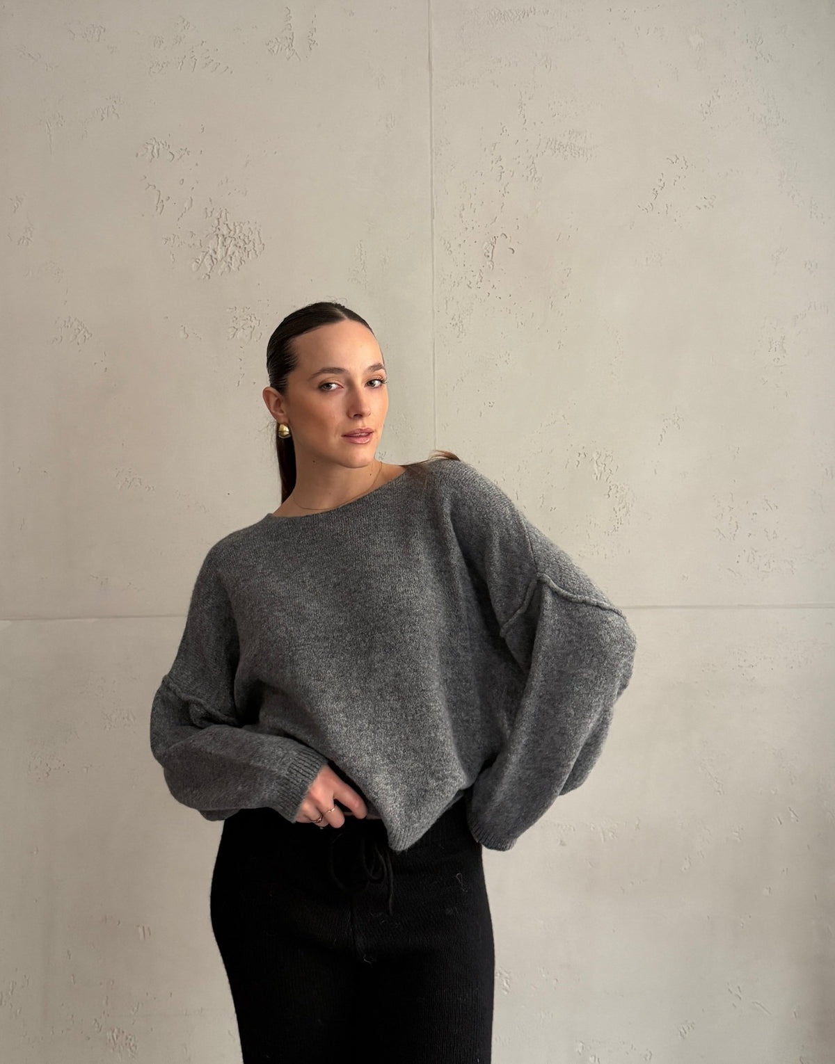 Weicher Switch Pullover mit dezenter Außennaht - Switch - Fashion