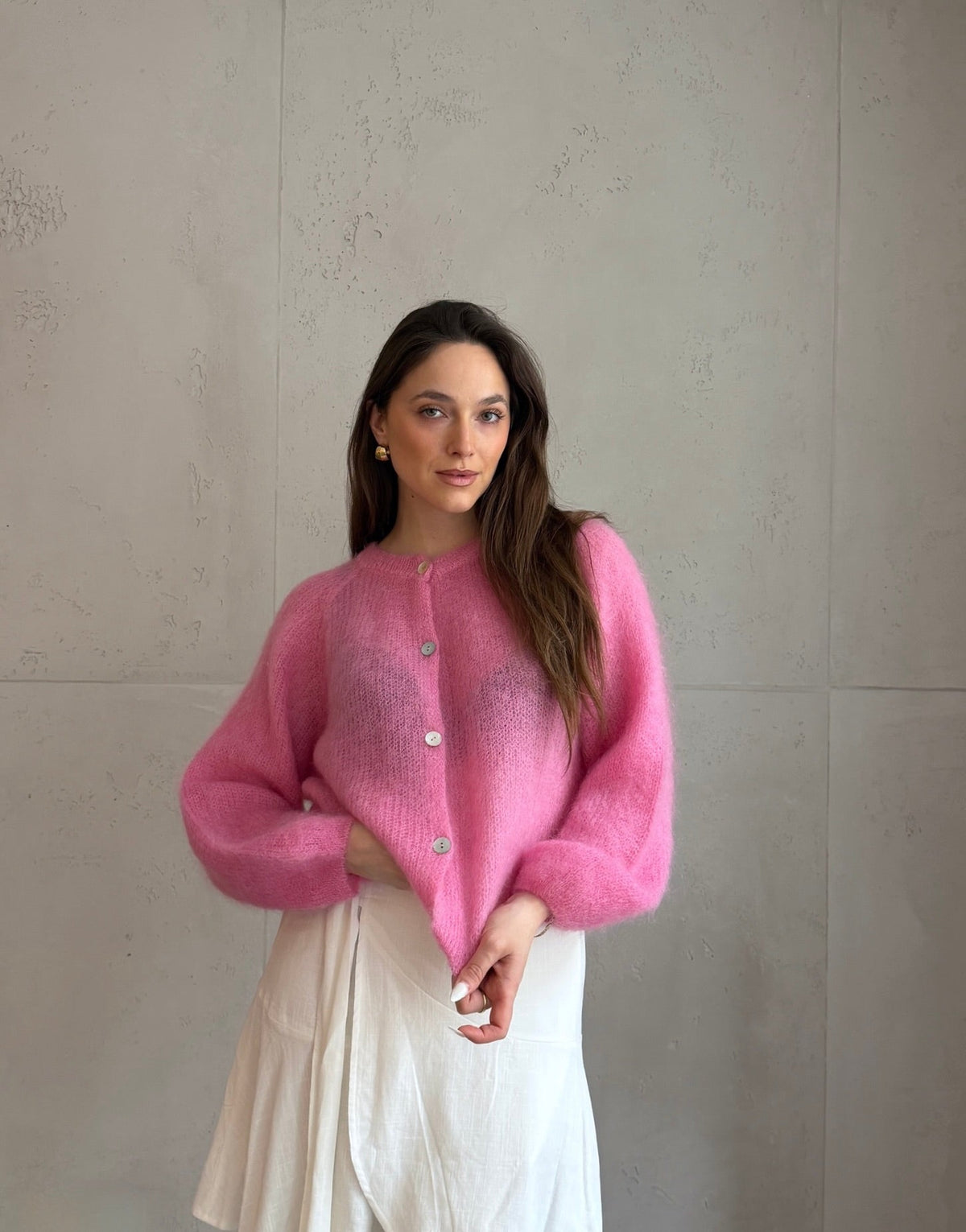 80% Mohair Strickjacke - Switch - Fashion