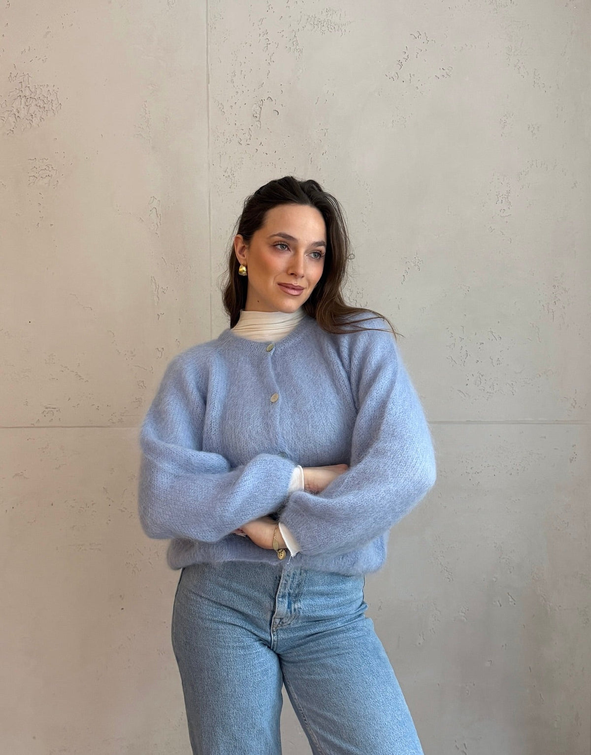 80% Mohair Strickjacke - Switch - Fashion