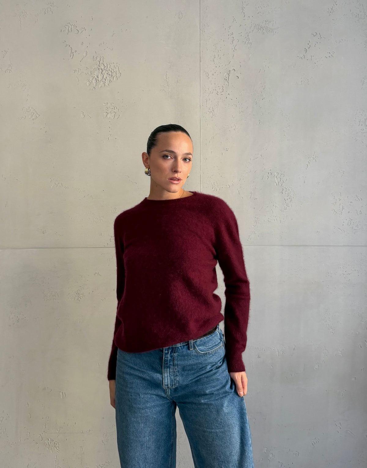 Pullover mit Cashmere und Seide