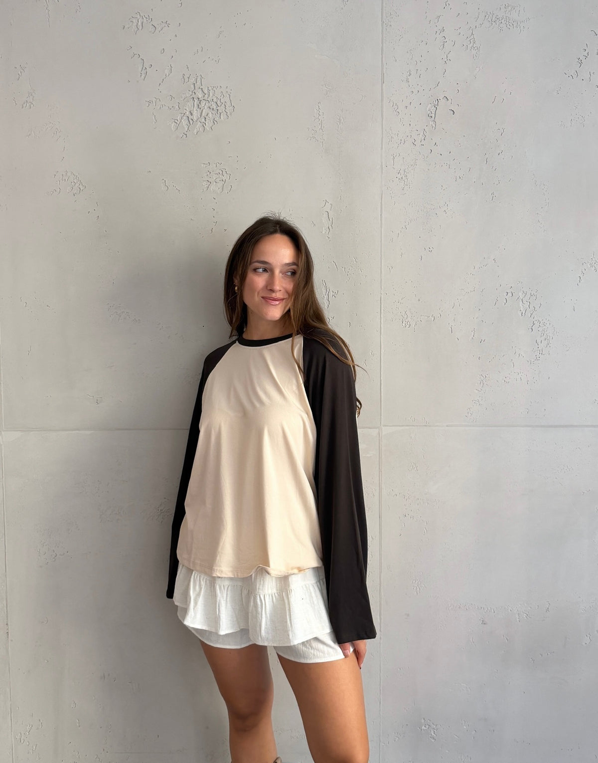 Longsleeve mit Kontrastärmeln