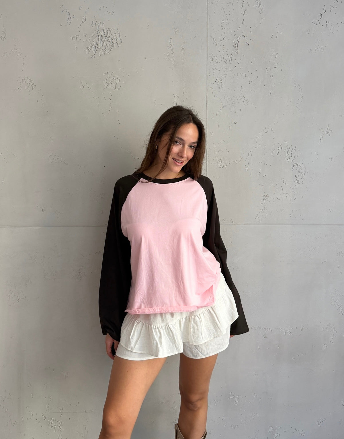 Longsleeve mit Kontrastärmeln