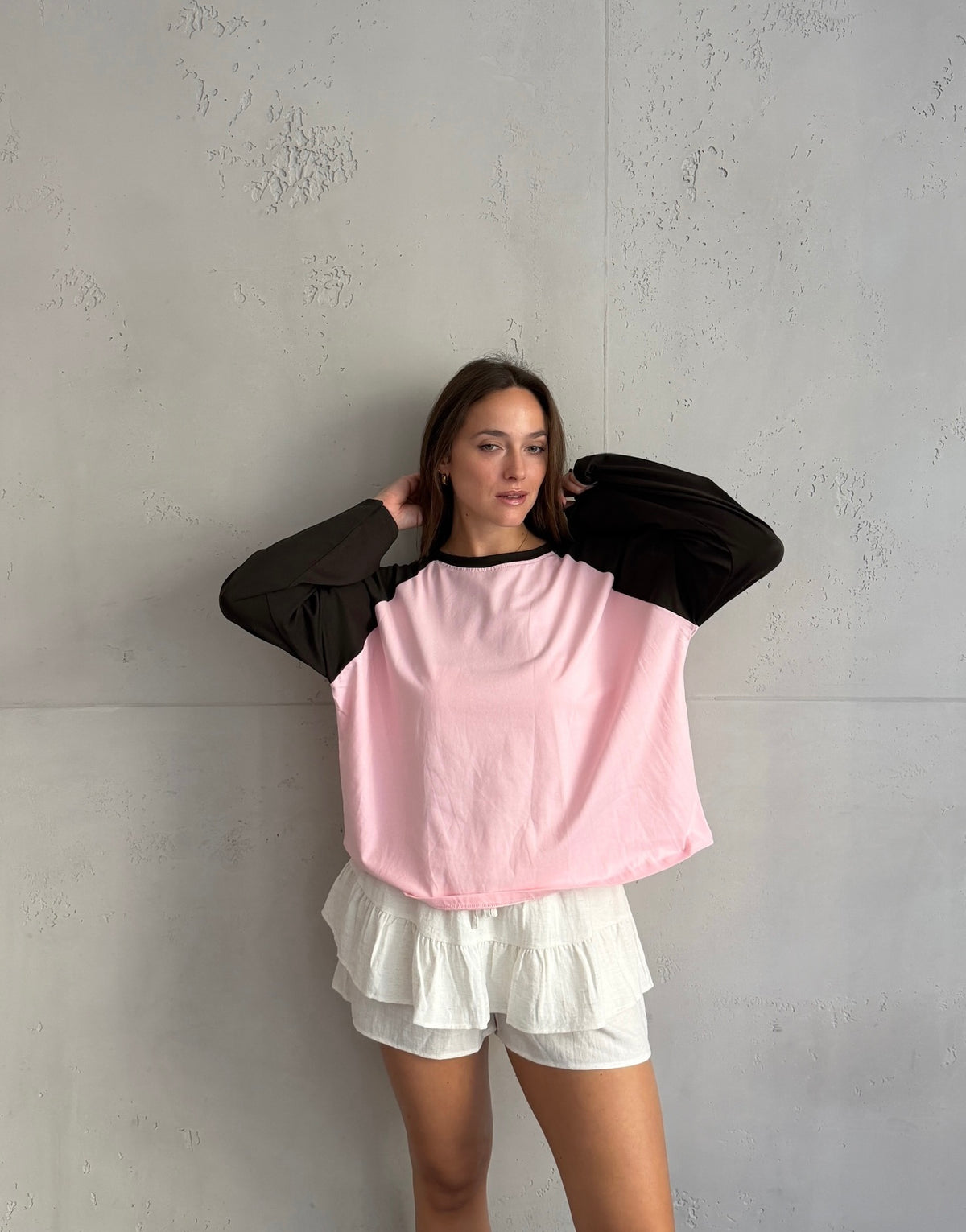Longsleeve mit Kontrastärmeln