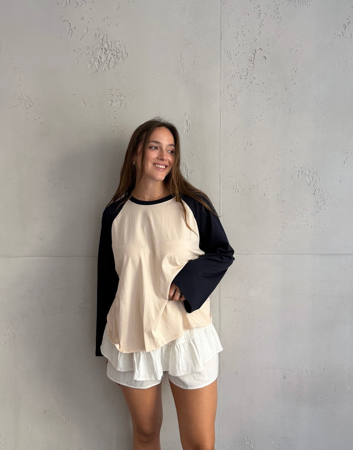 Longsleeve mit Kontrastärmeln