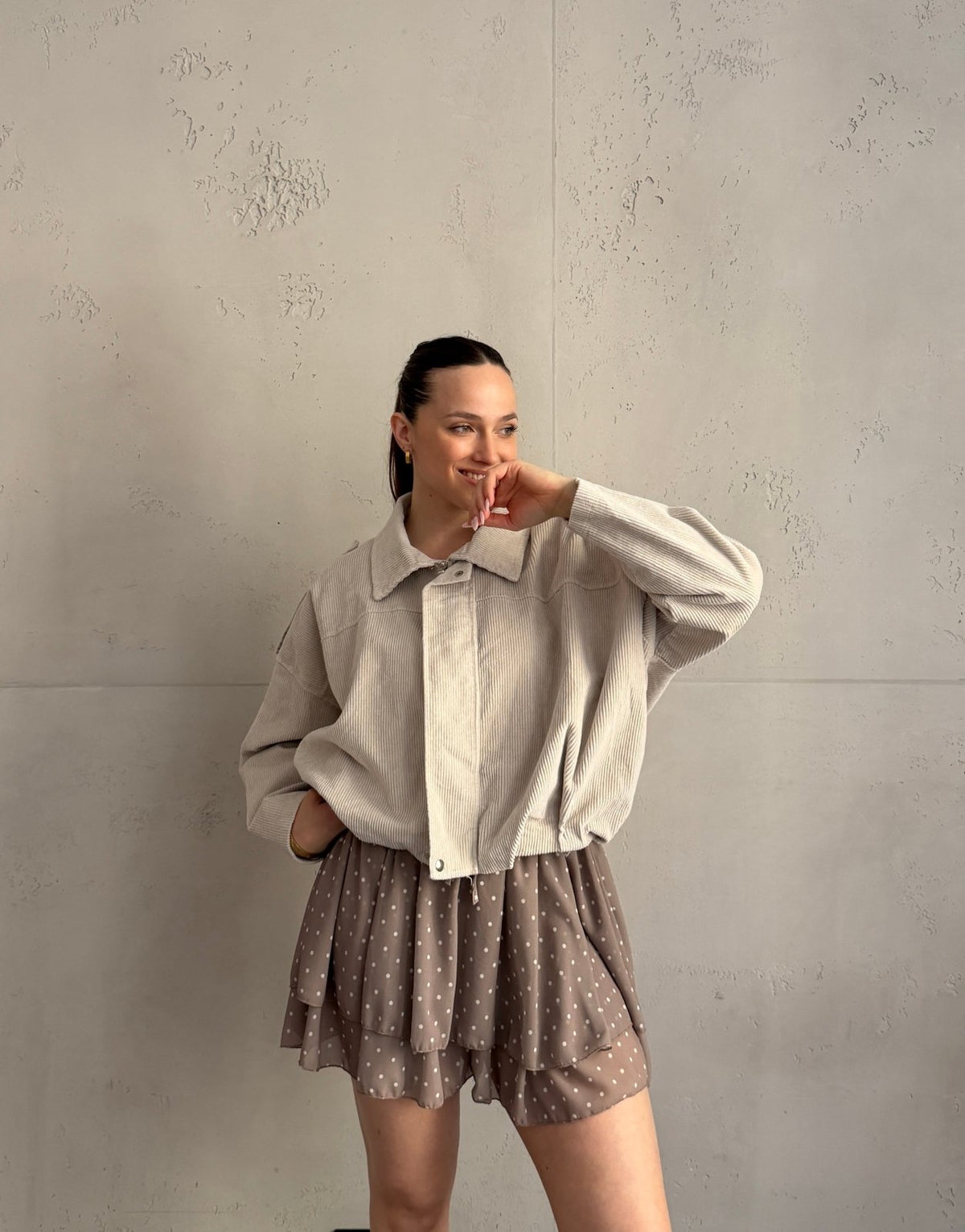 Cord - Bomberjacke im Boxy Style - Switch - Fashion