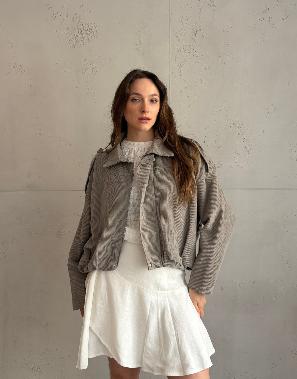 Cord - Bomberjacke im Boxy Style - Switch - Fashion