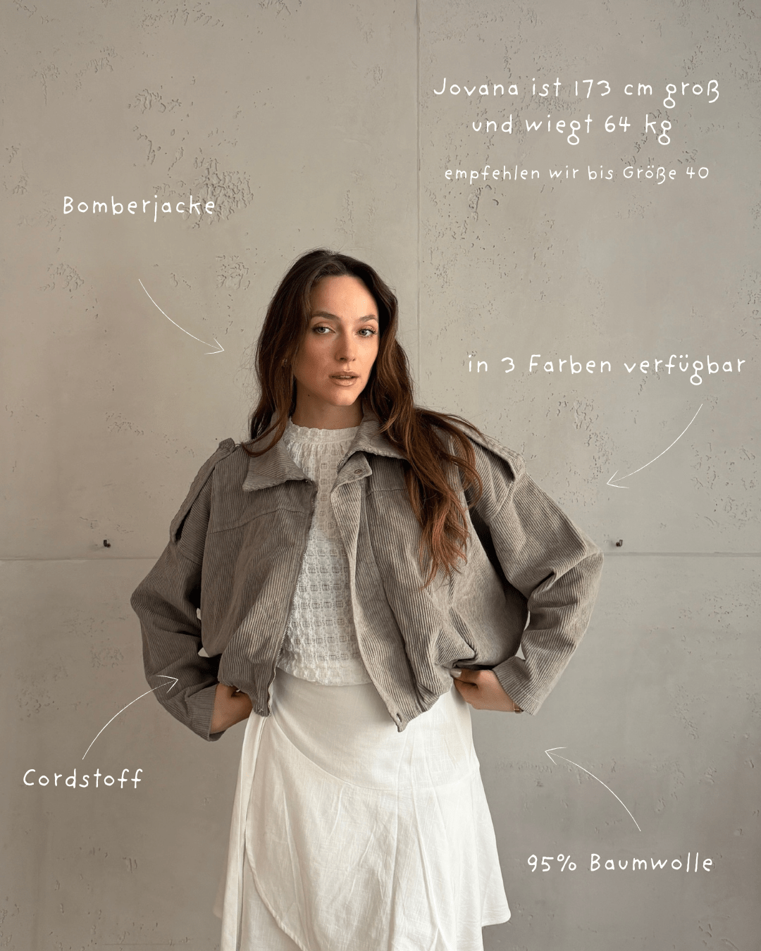Cord - Bomberjacke im Boxy Style - Switch - Fashion