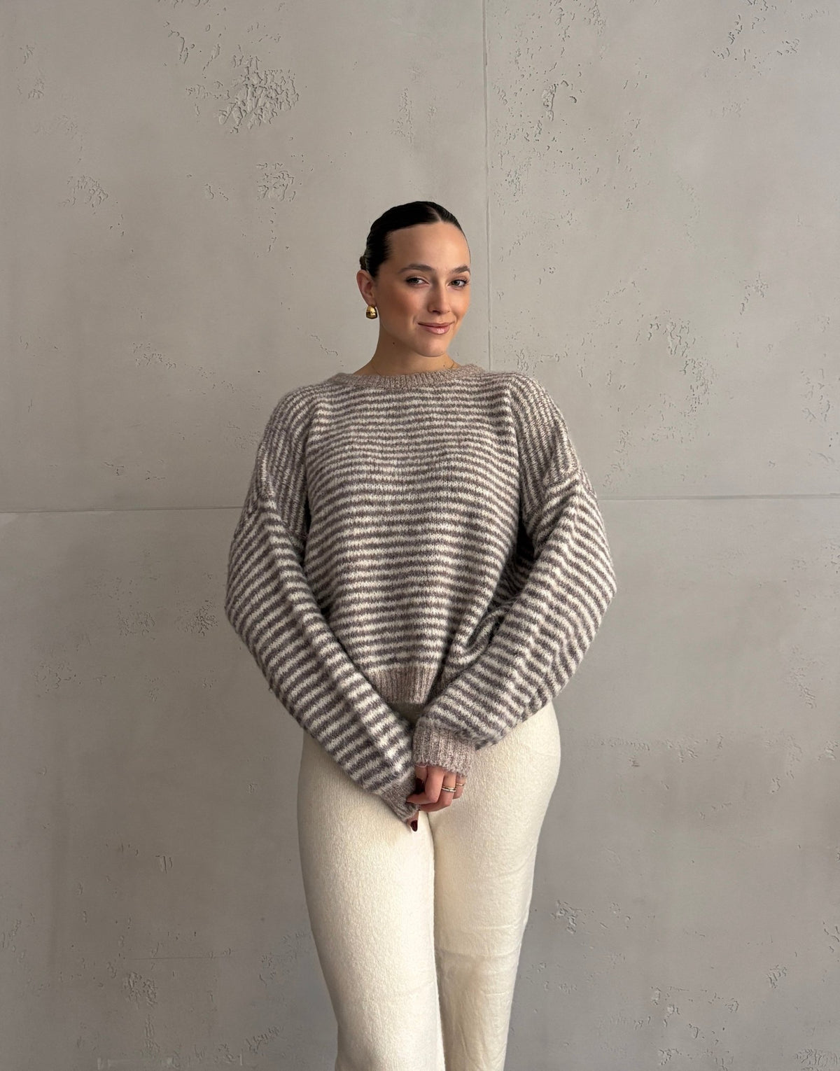 Feingestreifter Pullover - Switch - Fashion