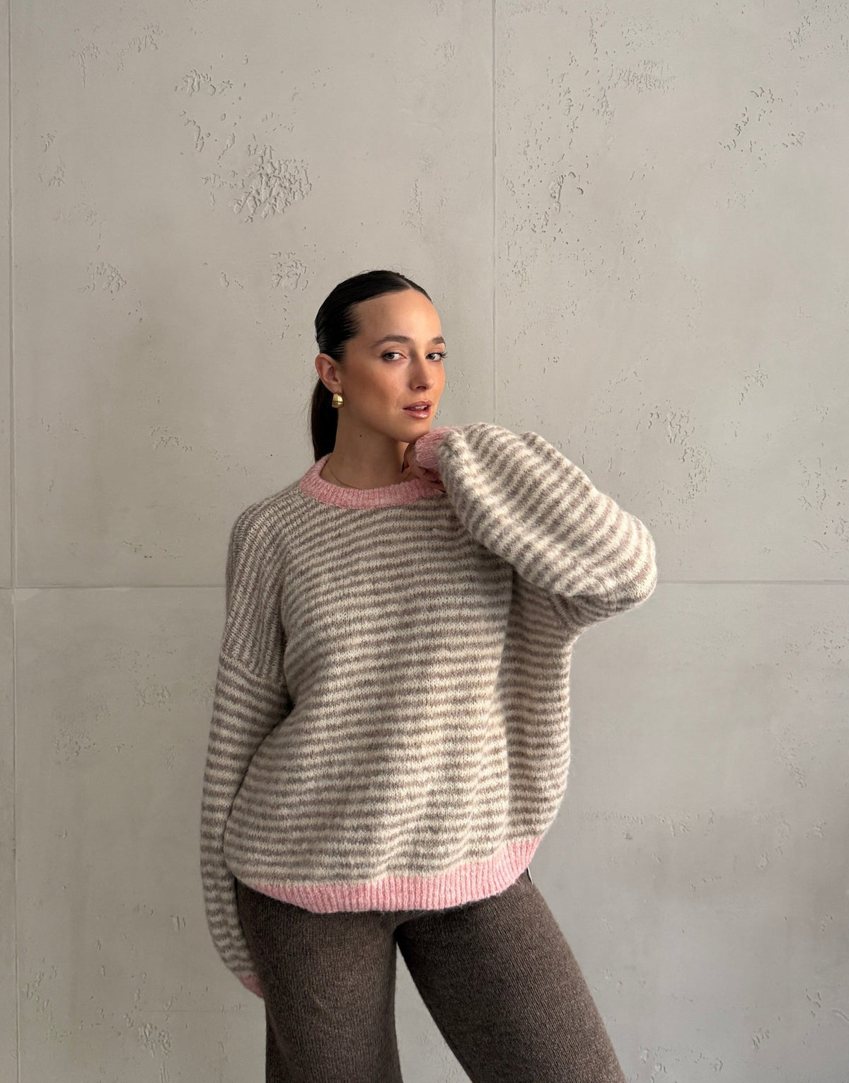 Feingestreifter Pullover - Switch - Fashion
