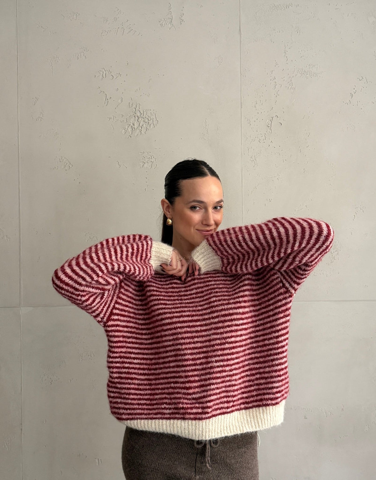 Feingestreifter Pullover - Switch - Fashion