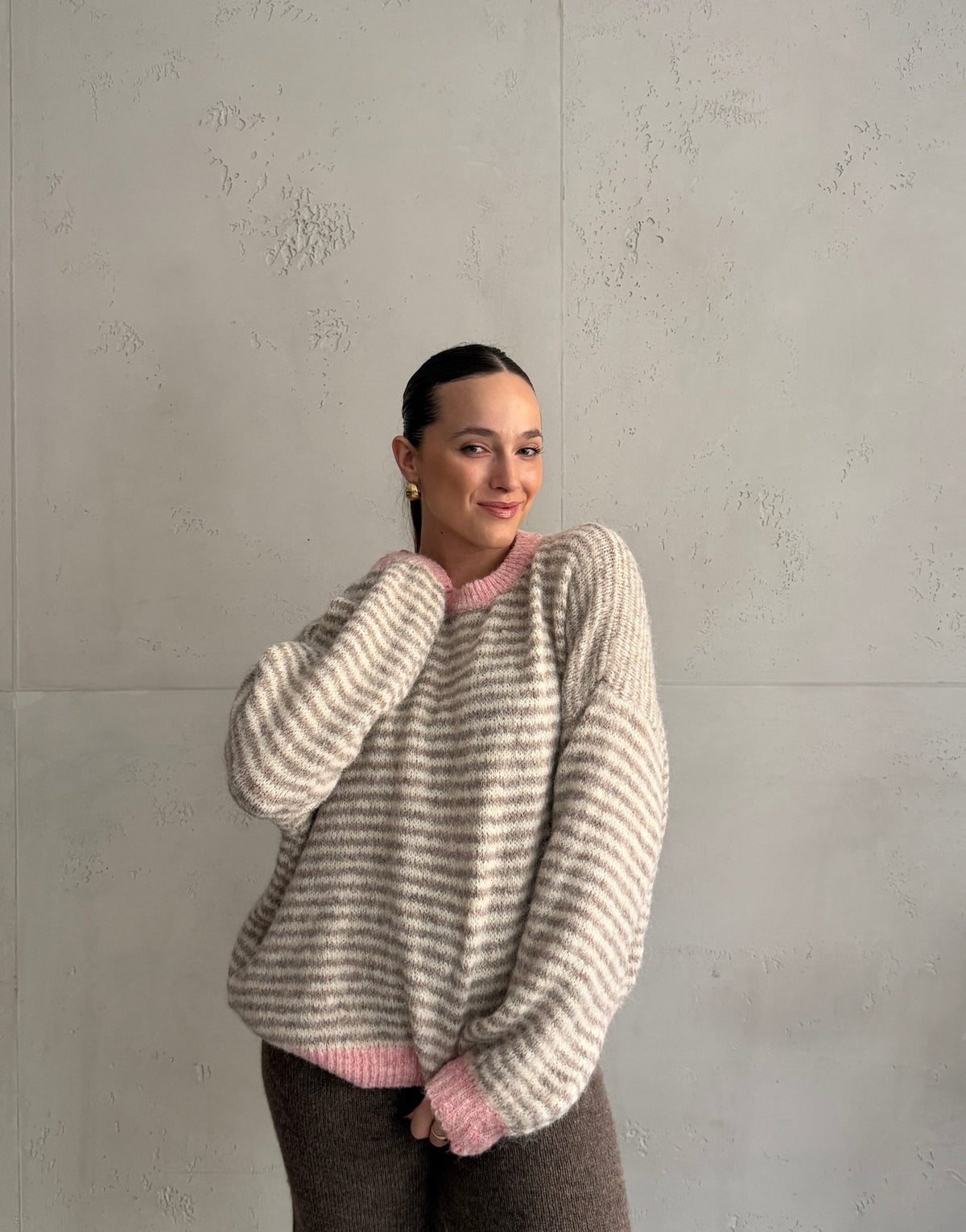 Feingestreifter Pullover - Switch - Fashion