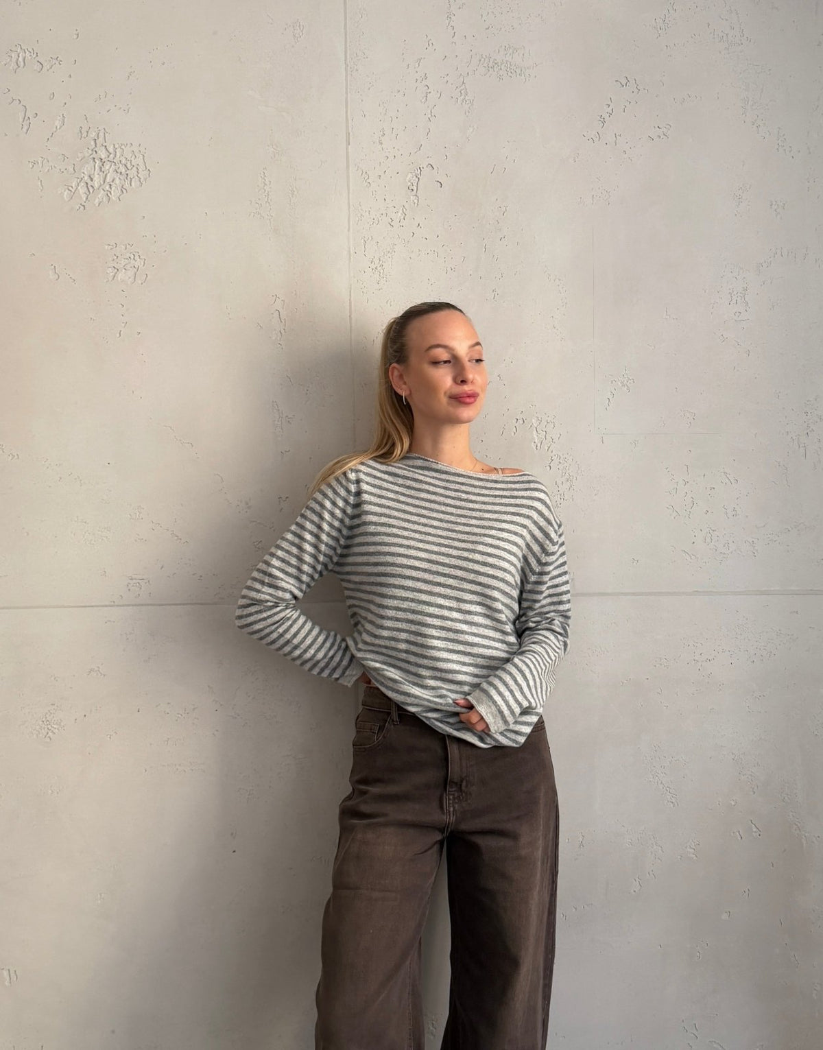 Gestreifter Cashmere-Pullover - Switch-Fashion