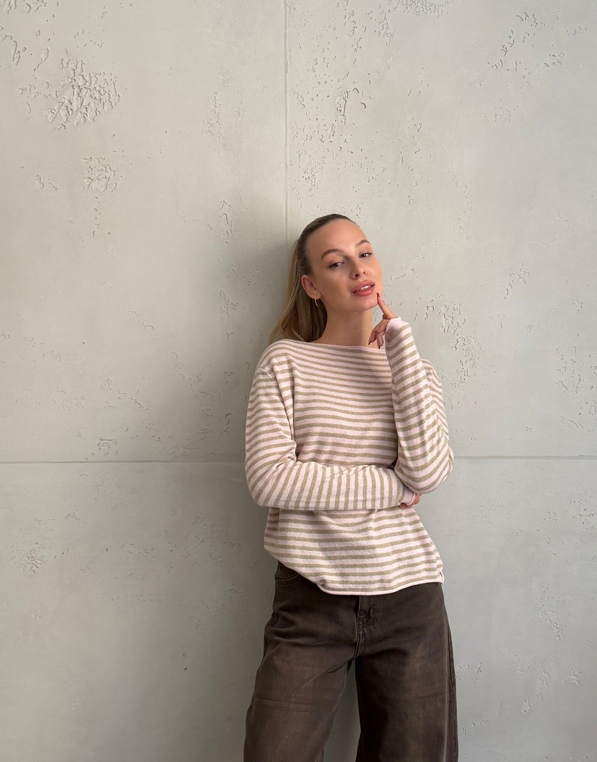 Gestreifter Cashmere-Pullover - Switch-Fashion