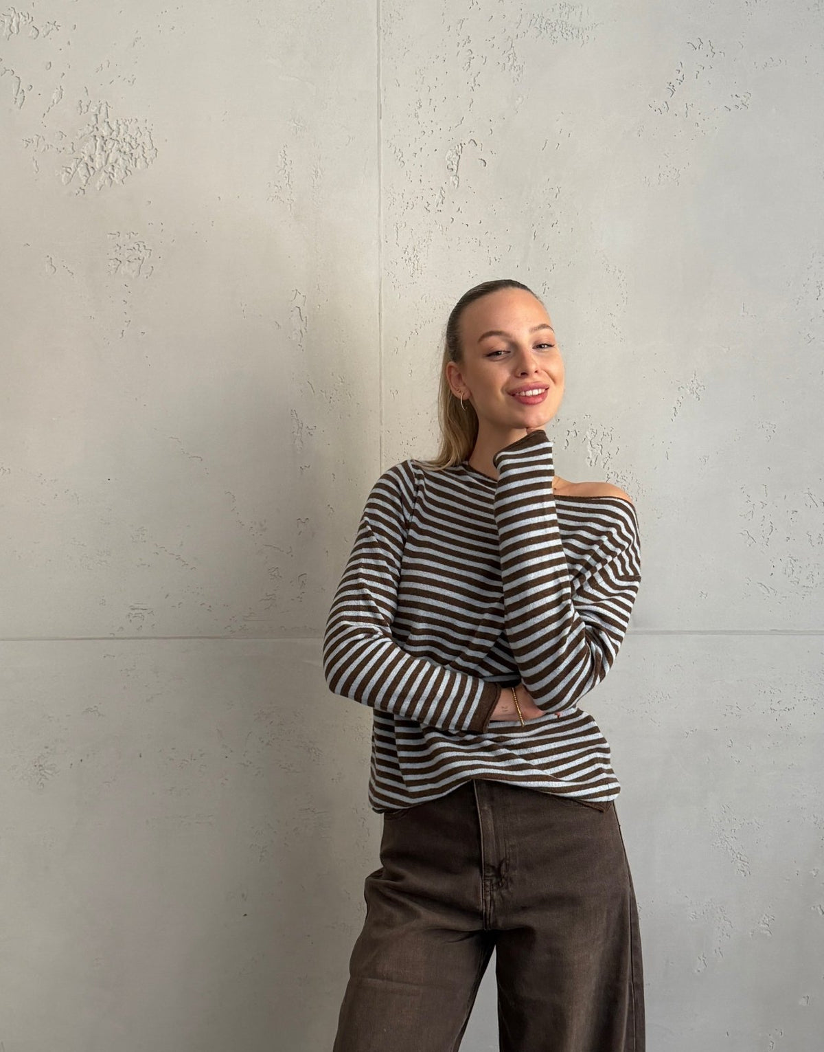 Gestreifter Cashmere-Pullover - Switch-Fashion