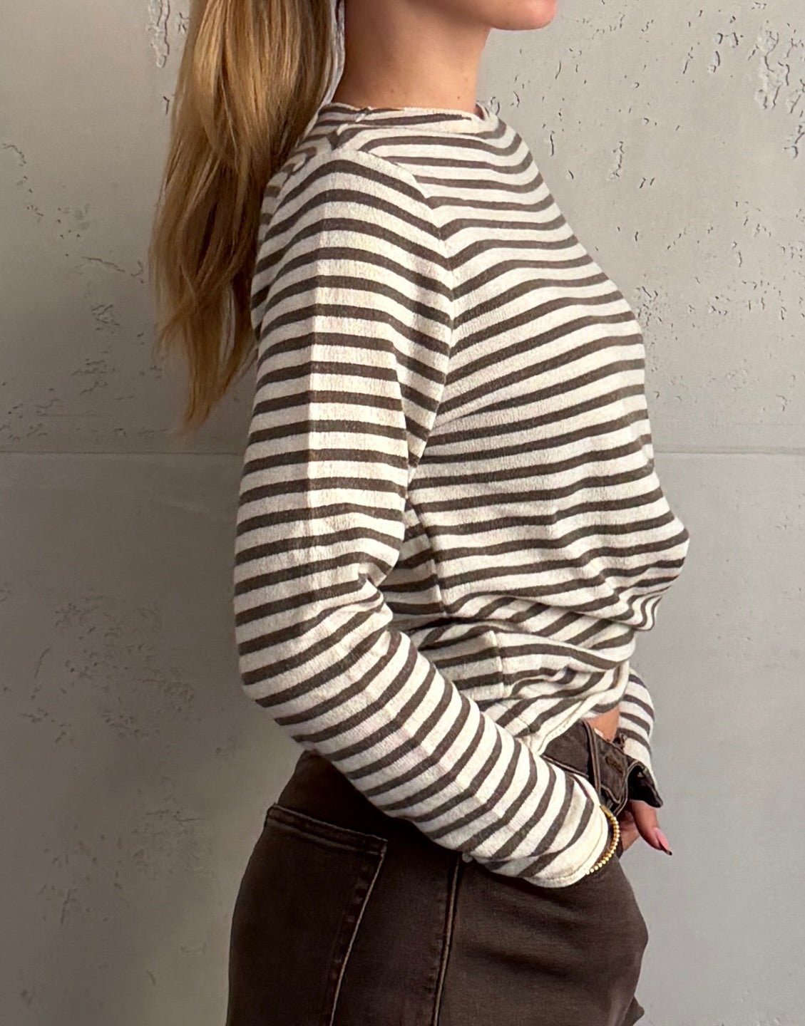 Gestreifter Cashmere-Pullover - Switch-Fashion