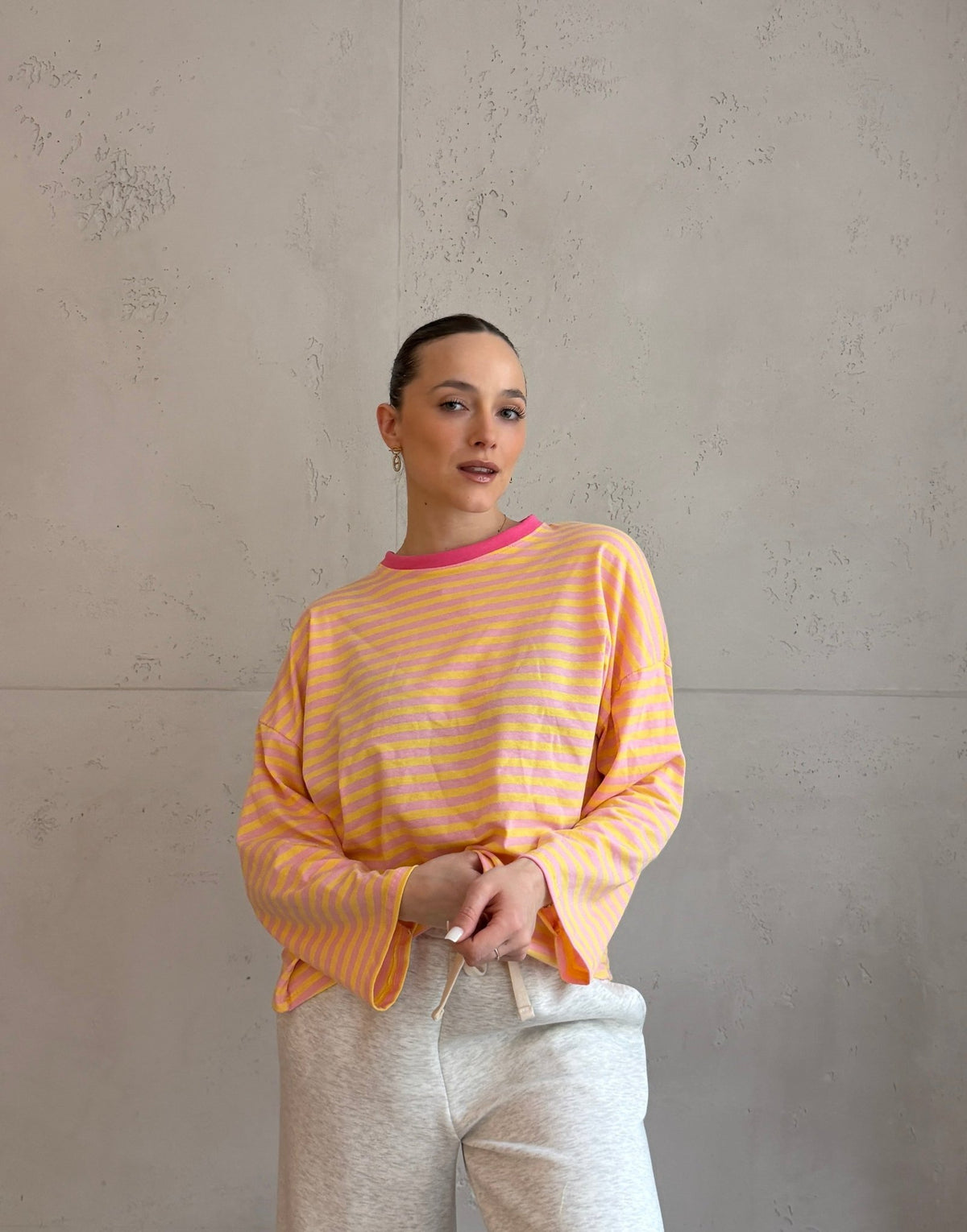 Gestreiftes Basic Longsleeve Shirt - Switch - Fashion