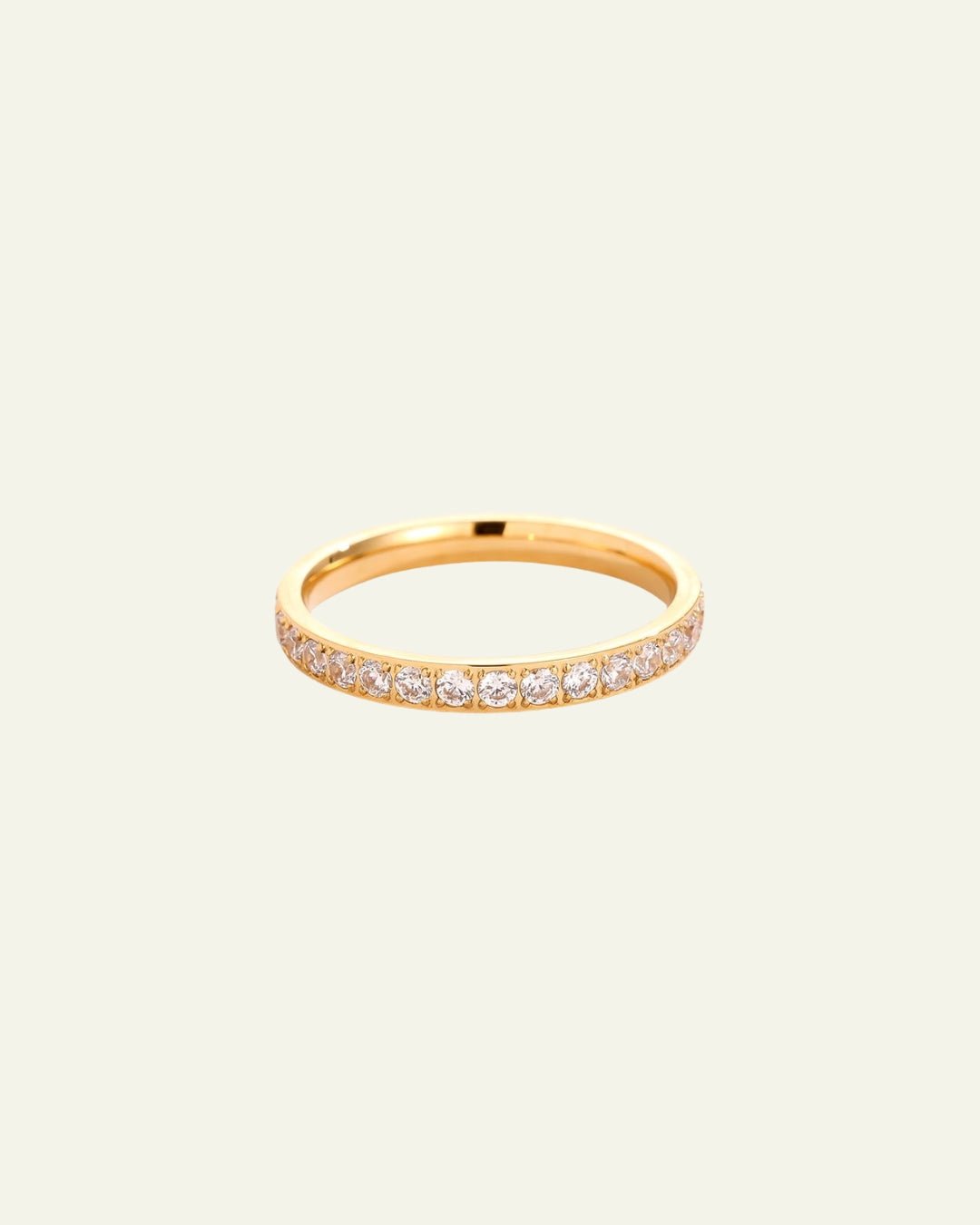 Goldring mit Zirkonia – Elegantes Glitzerdesign - Switch - Fashion