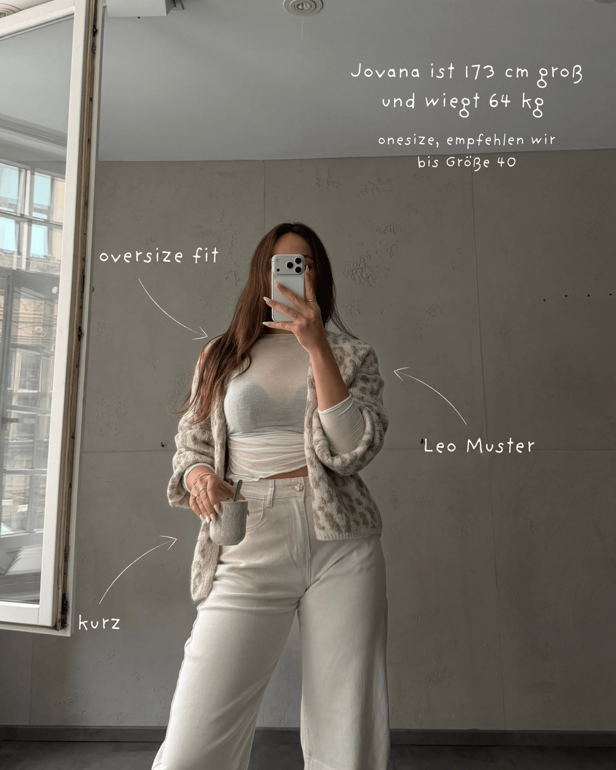 Leo Cardigan ohne Verschluss - Switch-Fashion