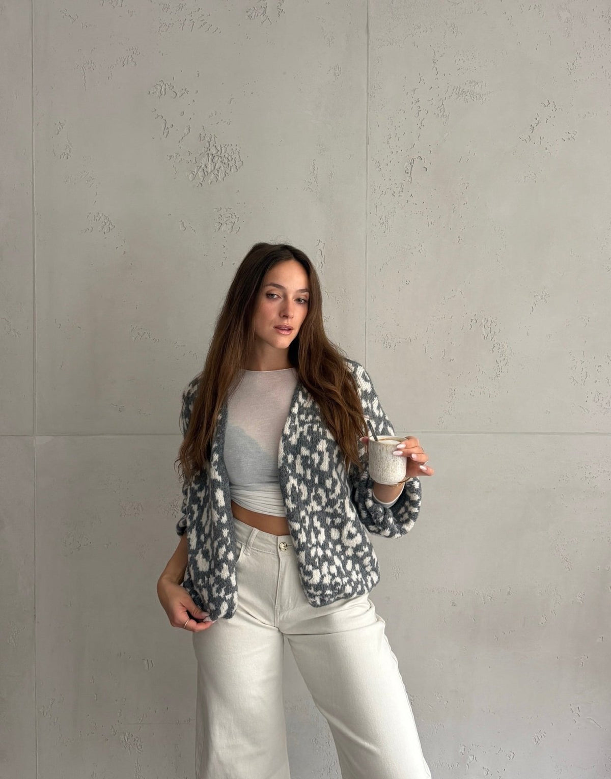 Leo Cardigan ohne Verschluss - Switch-Fashion