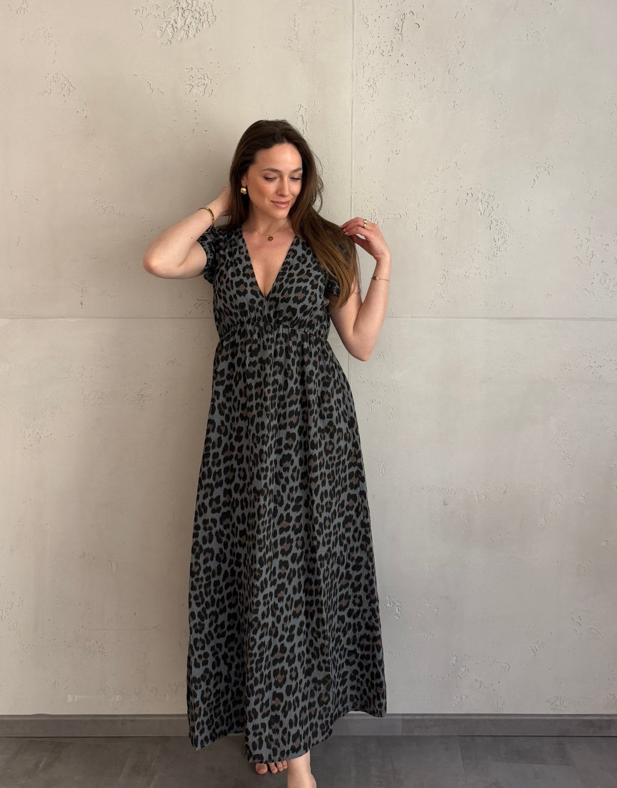 Leo Maxi Musselinkleid mit Rückenausschnitt - Switch - Fashion