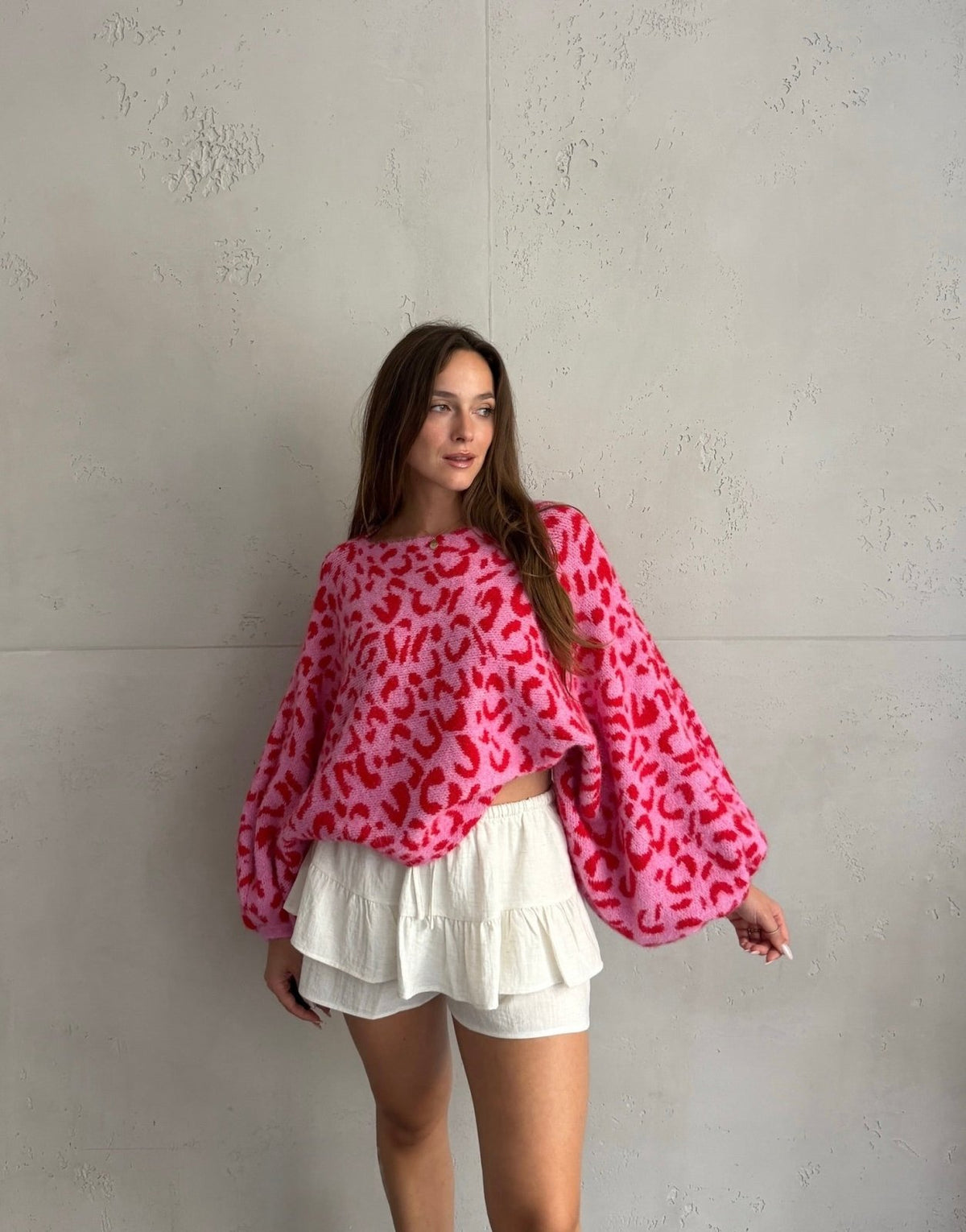 Leo Pullover mit Fledermausärmeln - Switch-Fashion