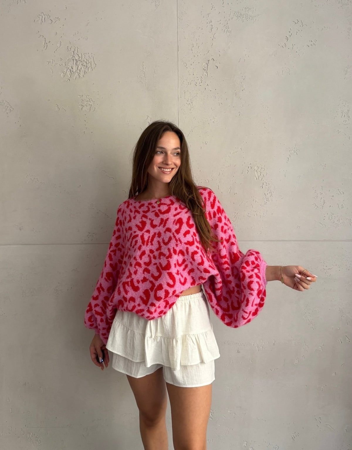 Leo Pullover mit Fledermausärmeln - Switch-Fashion