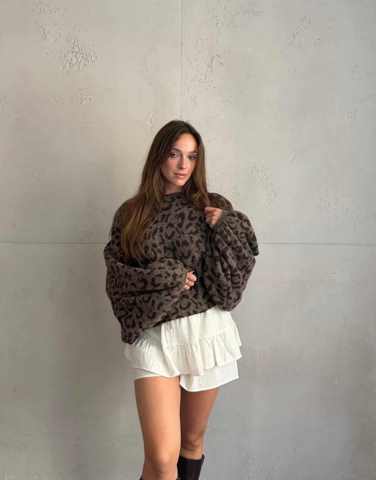 Leo Pullover mit Fledermausärmeln - Switch-Fashion