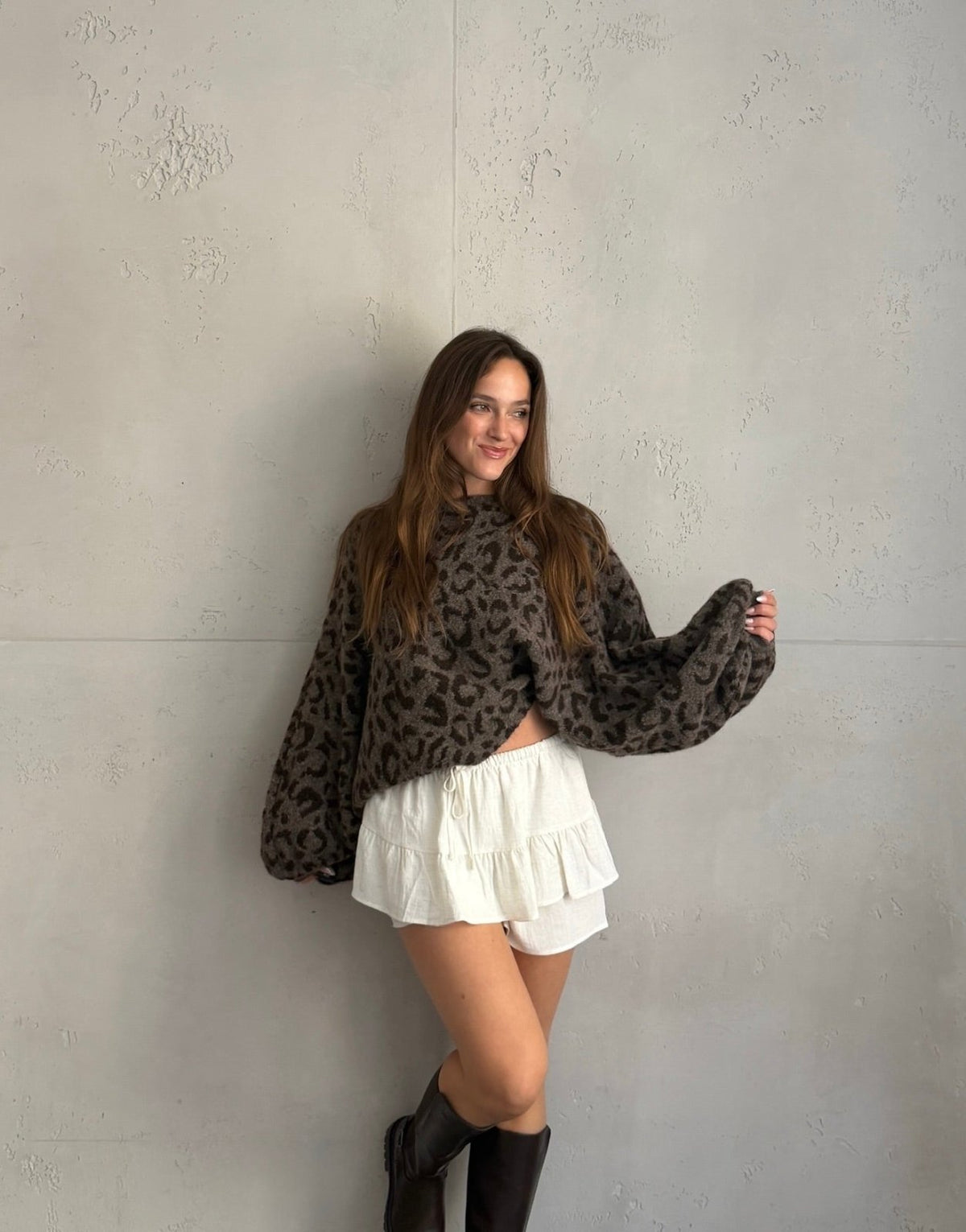 Leo Pullover mit Fledermausärmeln - Switch-Fashion