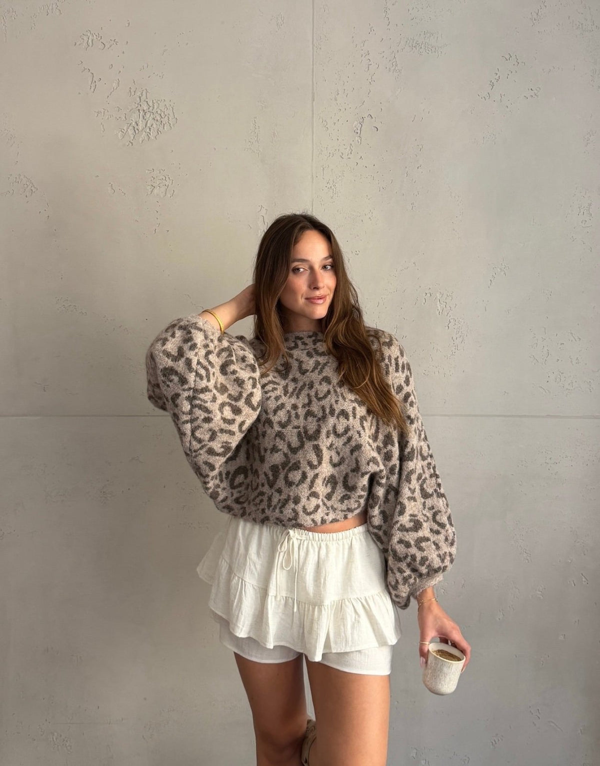 Leo Pullover mit Fledermausärmeln - Switch-Fashion
