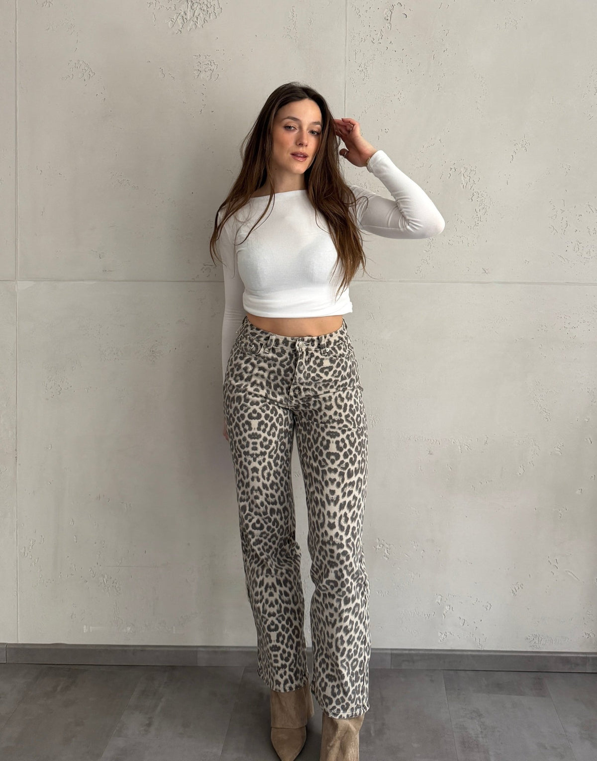Straight Leg Leo Jeans mit Stretch - Switch - Fashion