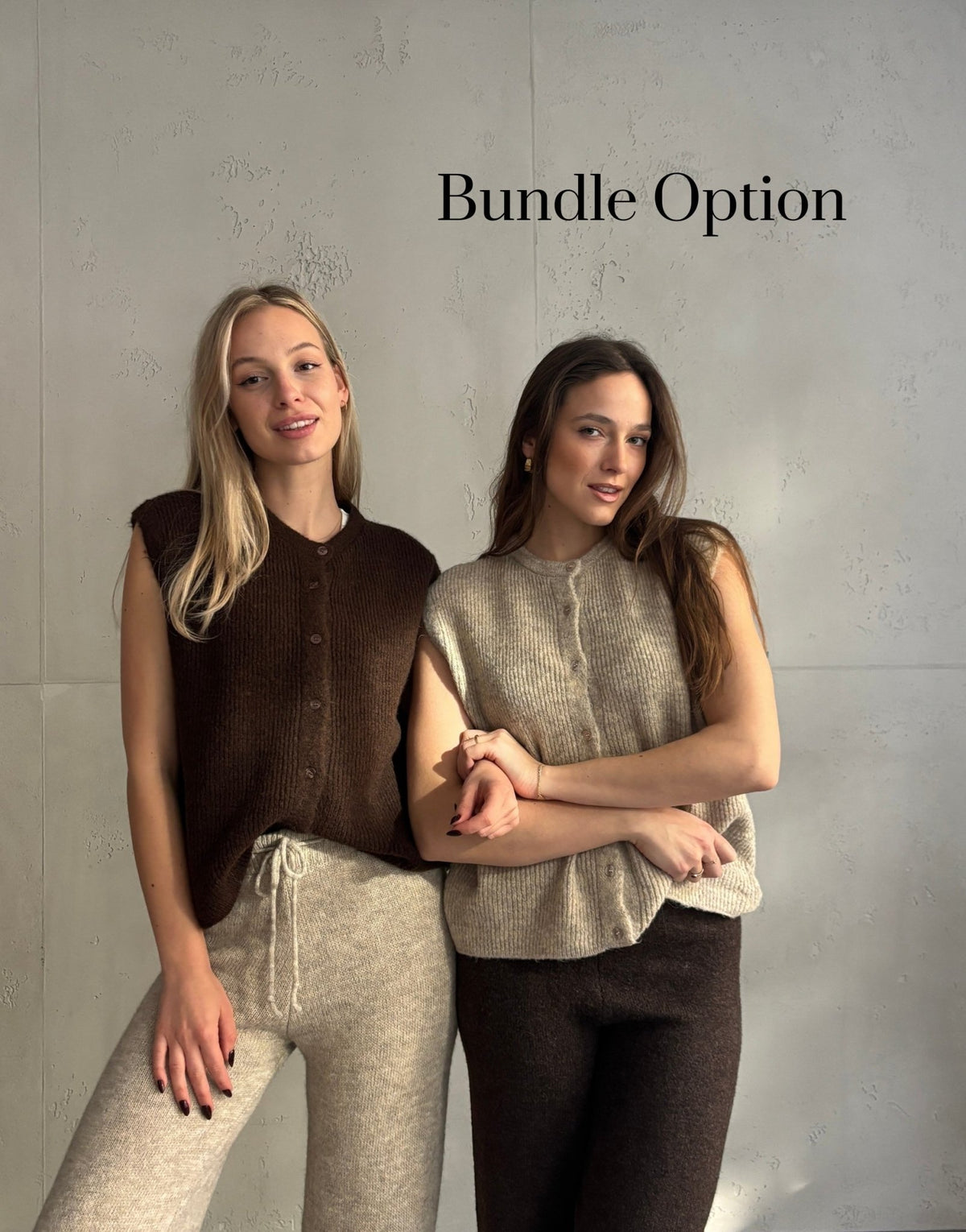 Strickpullunder Uni mit Knopfleiste - Switch - Fashion